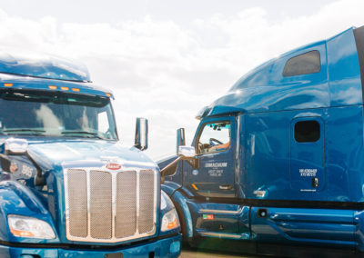 two trucks