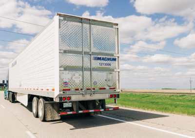 Back of Magnum Trailer